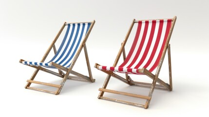 Beach Chairs Side by Side