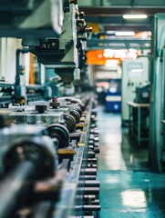 Industrial machinery workshop