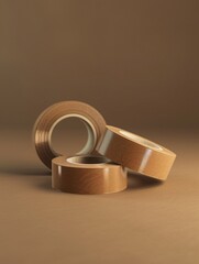 3D model of adhesive tape packaging.