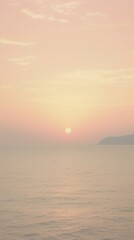 Fototapeta premium Aesthetic sunrise landscape wallpaper sea outdoors horizon.