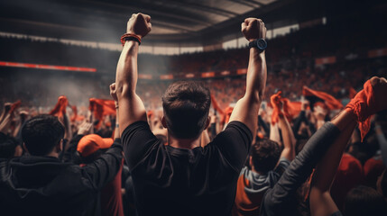 stadium soccer fans emotions portrait