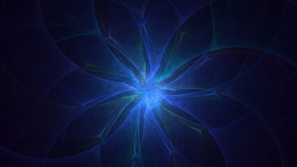 3D rendering abstract viral shape fractal background. Its not AI Generatd illustration.