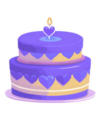 cake with candle
