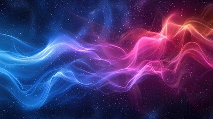 cean of Dreams: Blue and Pink Waves