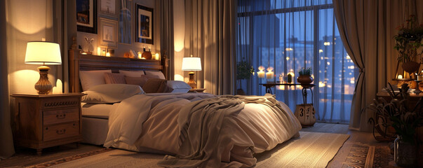 interior of a hotel room