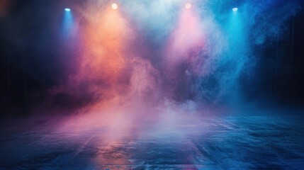 Neon Lights and Smoke