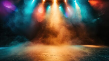 Stage Lights and Smoke