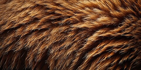 Fototapeta premium Close up of a red fox fur texture for use as a background