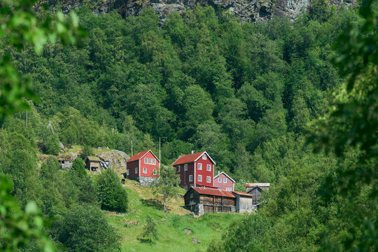 View from the Utladalen Valley landscape conservation area, Norway.