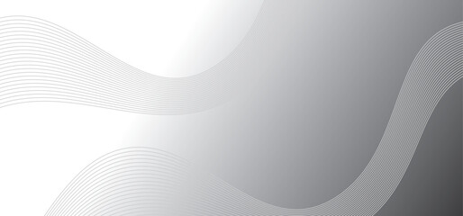 Abstract wave element for design. Wave with lines created using blend Vector illustration