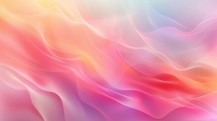 Obraz premium Pastel color Abstract background with soft flowing in pink, yellow, and blue.. For media decor, 300dpi