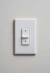  Light switch turned off (energy conservation). 