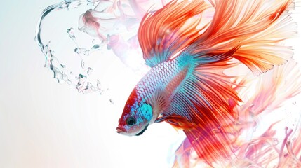 Obraz premium Colorful Siamese Fighting Fish