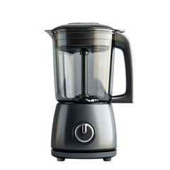 A sleek black blender with a transparent jug, ideal for smoothies and food preparation in modern kitchens.