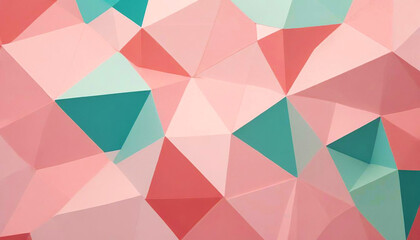 abstract delaunay voronoi color trianglify background backdrop illustration