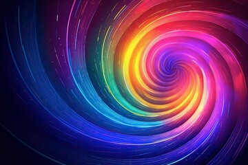 Employ the image as a foundational element in digital artworks, design projects, and visual compositions. The vibrant luminous lines and