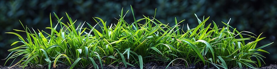 Fototapeta premium grass on a stone background
