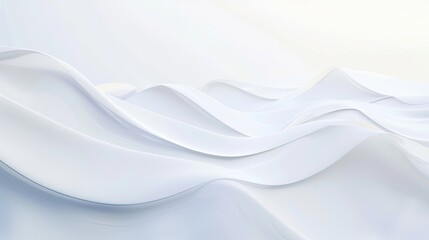Fototapeta premium A pristine white background with a gentle gradient shading from top to bottom, perfect for minimalist and serene designs.