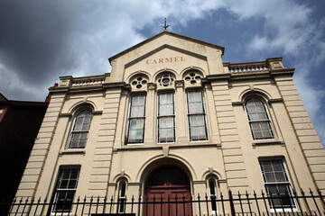 Fototapeta premium Streets in the walled fortified city - Conwy - Wales - UK