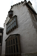 Streets in the walled fortified city - Conwy - Wales - UK