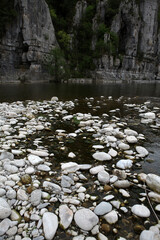 Gorges in the Ardeche river - Labeaume - Ardeche - France