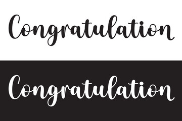 Congratulations Class of 2024 greeting sign on dark background.  Congratulating banner. Handwritten brush lettering. Isolated vector text for graduation design, greeting card in eps 10. 