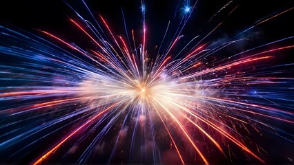 Fototapeta premium fireworks in the night sky
