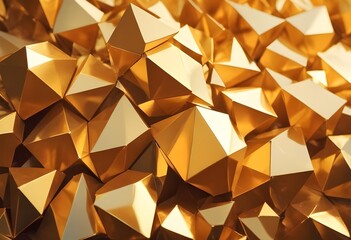 polygons with a glossy finish