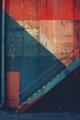 Rusty Metal Stairs