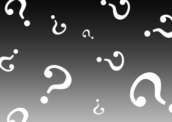 はてなマークの背景