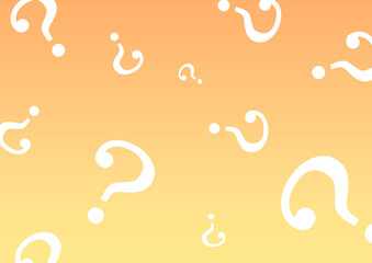 はてなマークの背景