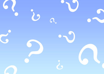 はてなマークの背景