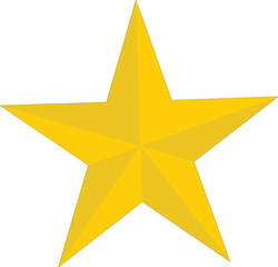 Obraz premium golden star icon