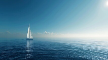 sailboat on the sea