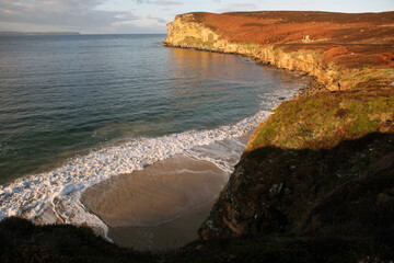 Dunnet head coastal walk - peninsula in Caithness - most northerly point of the mainland of Great Britain - Caithness - Scotland - UK