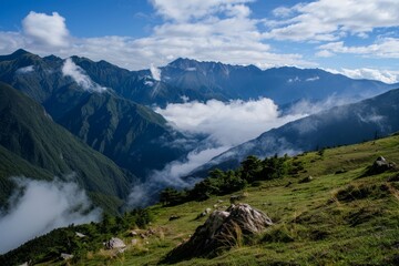 Fototapeta premium Tibet, West Sichuan, Gongga Mountain, Rizhao Jinshan 