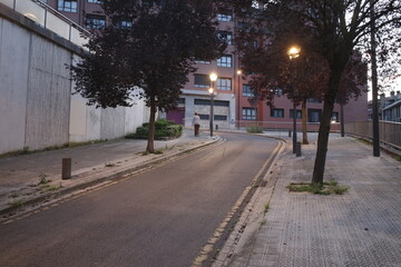 Street in the city of Bilbao