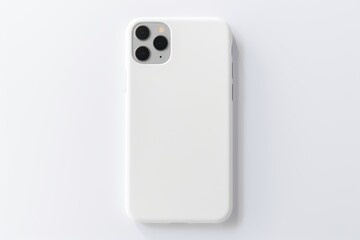 White phone electronics simplicity.