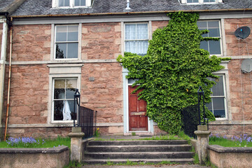 Huntly place - Residetial area - Inverness city - Highlands - Scotland - UK