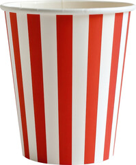 Popcorn cup isolated on transparent background. PNG