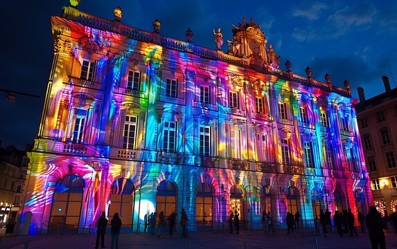 Experiencing the Festival of Lights in Lyon. - Powered by Adobe