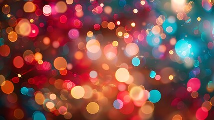 Fototapeta premium Colorful Blurred Lights
