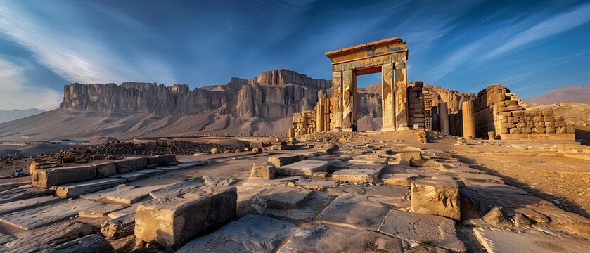 Exploring the ancient city of Persepolis,