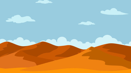 Illustration of a desert