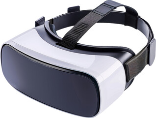 Fototapeta premium Virtual reality glasses isolated on transparent background. PNG