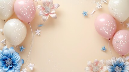 christmas background with space
