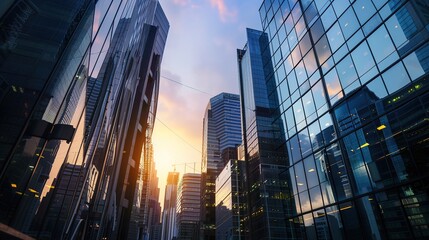 skyscraper office building