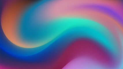 Add a modern touch with this colorful mesh wave blur background, perfect for ads and social media