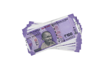 Indian currency notes, 100 Rupees notes