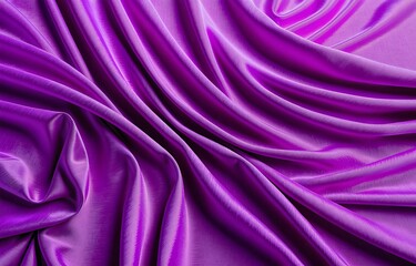 Obraz premium Purple wrinkled fabric texture background